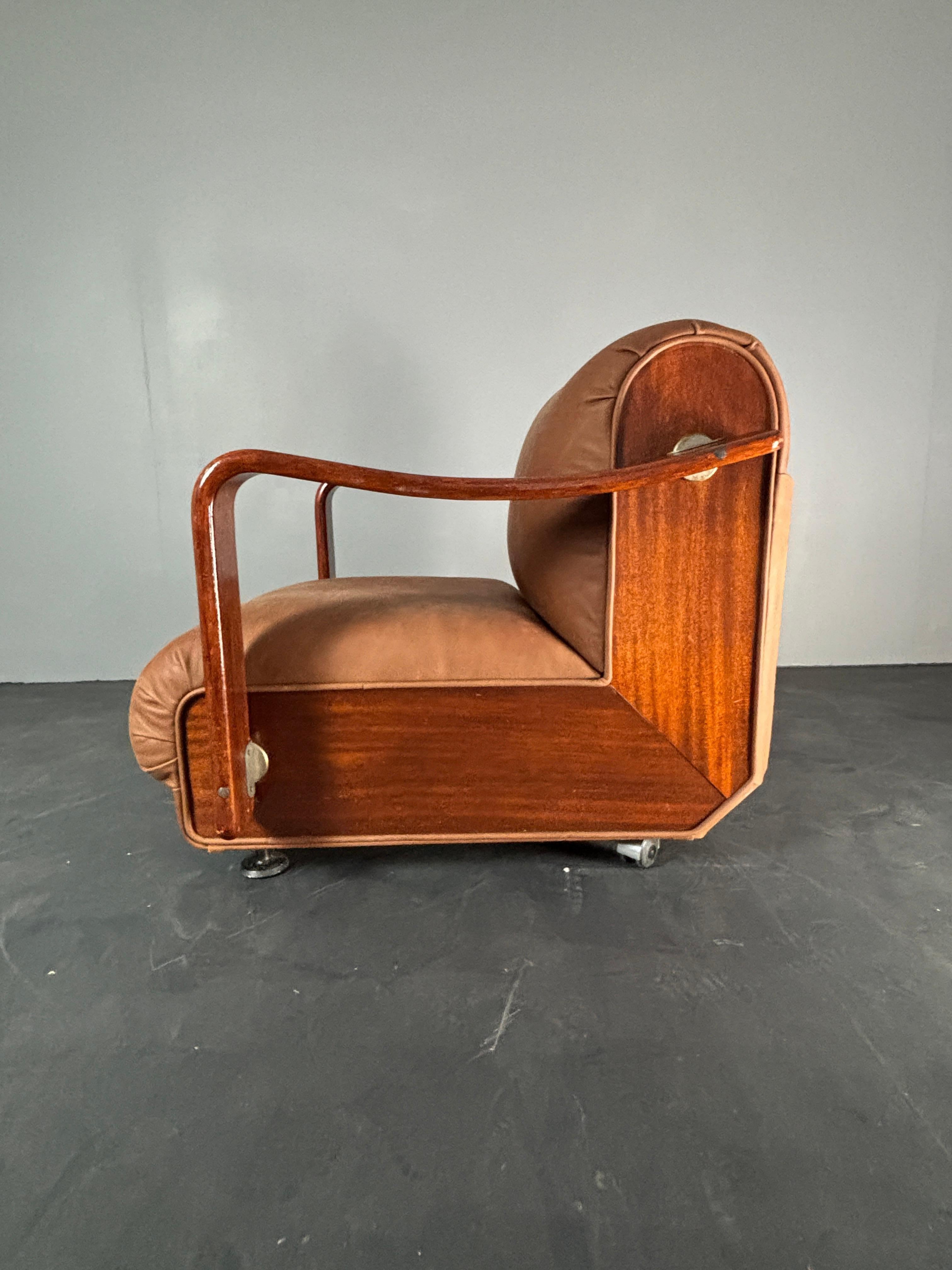 Midcentury brutalist embassy lounge or easy low club chair, 1960s For Sale 12