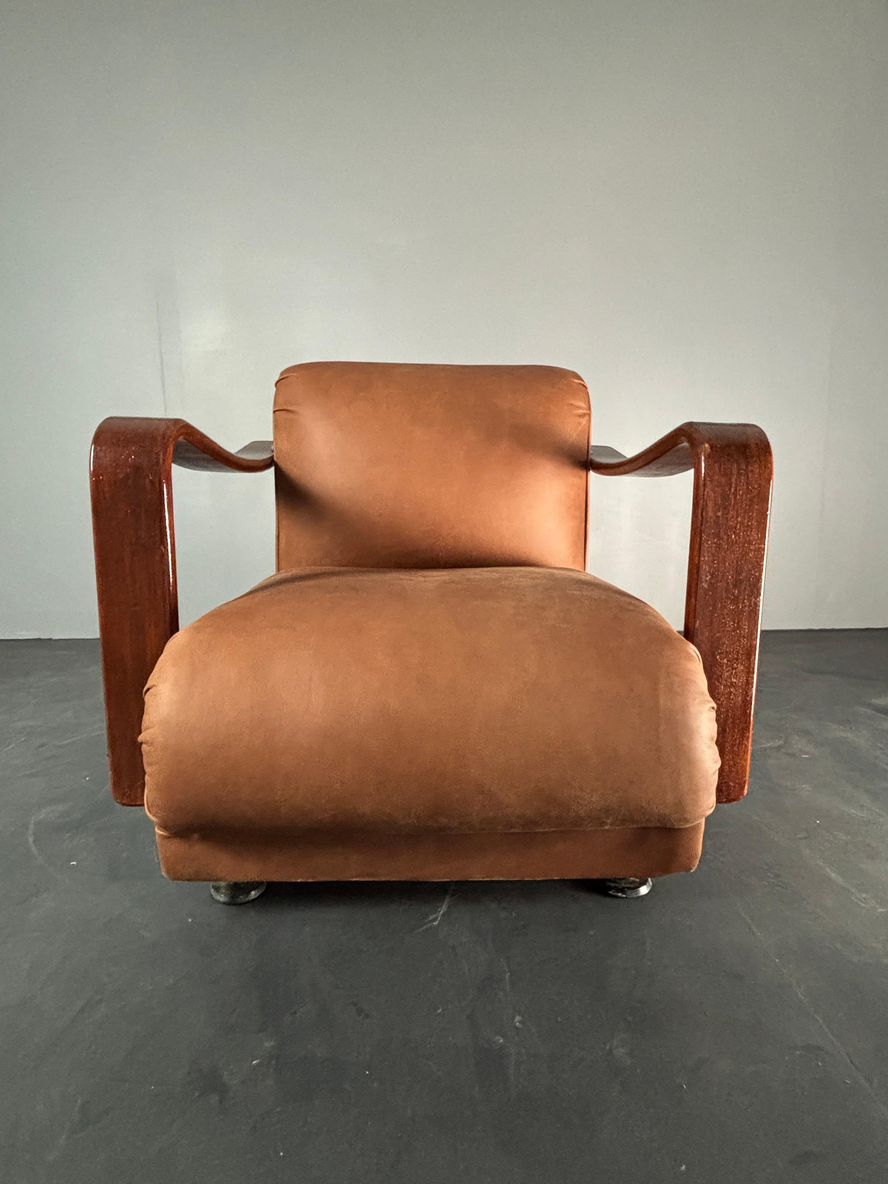 Midcentury brutalist embassy lounge or easy low club chair, 1960s For Sale 13