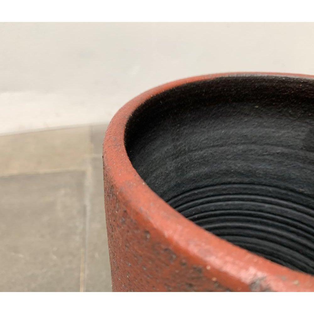 MidCentury Brutalist German Floor Vase in the Style of Krösselbach Keramik For Sale 4