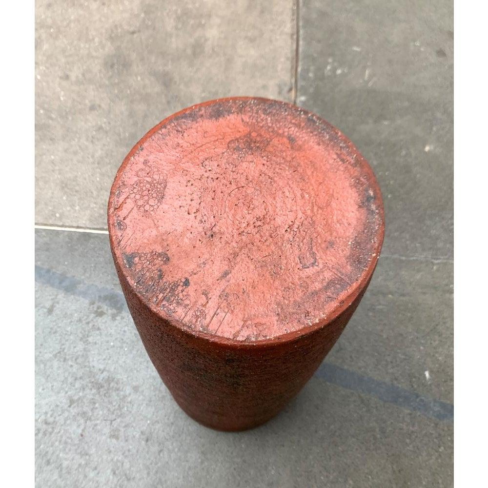 MidCentury Brutalist German Floor Vase in the Style of Krösselbach Keramik For Sale 6