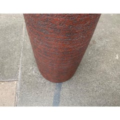 MidCentury Brutalist German Floor Vase in the Style of Krösselbach Keramik