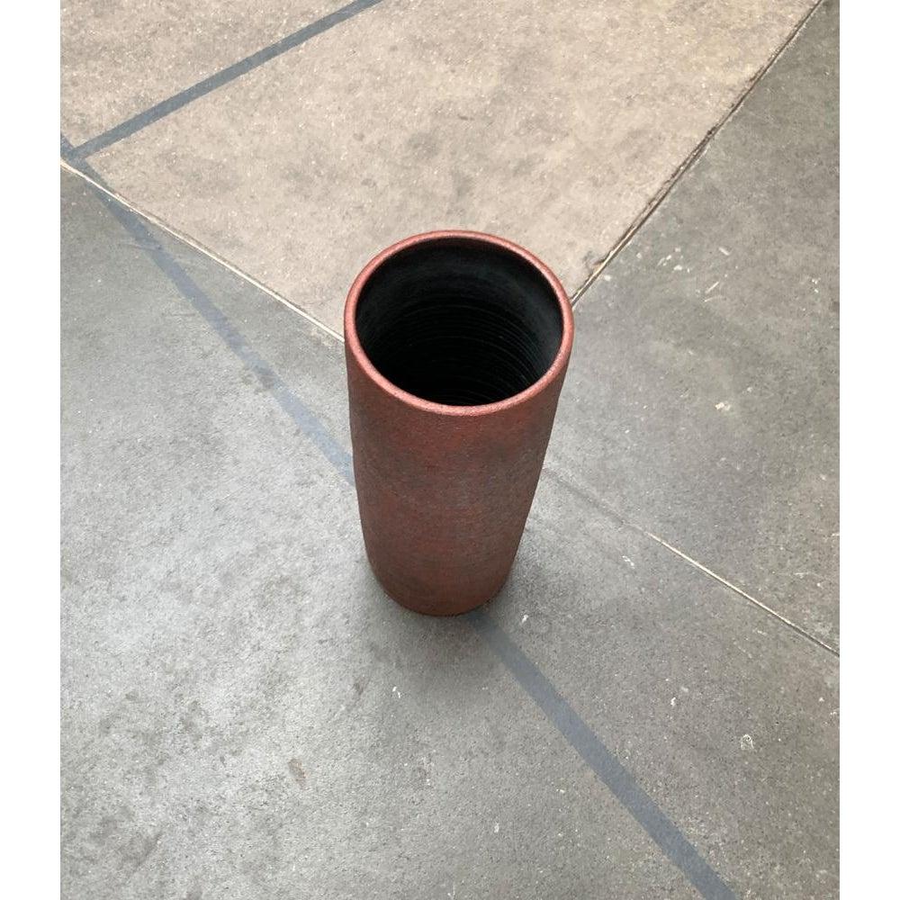 MidCentury Brutalist German Floor Vase in the Style of Krösselbach Keramik For Sale 3