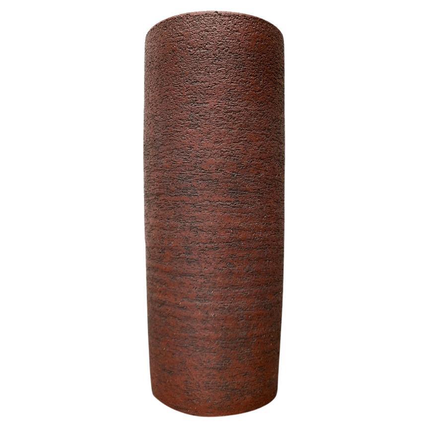 MidCentury Brutalist German Floor Vase in the Style of Krösselbach Keramik