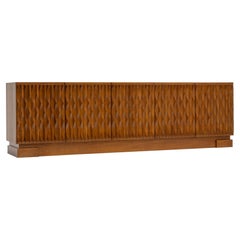 Midcentury Brutalist Oak Sideboard, Belgium