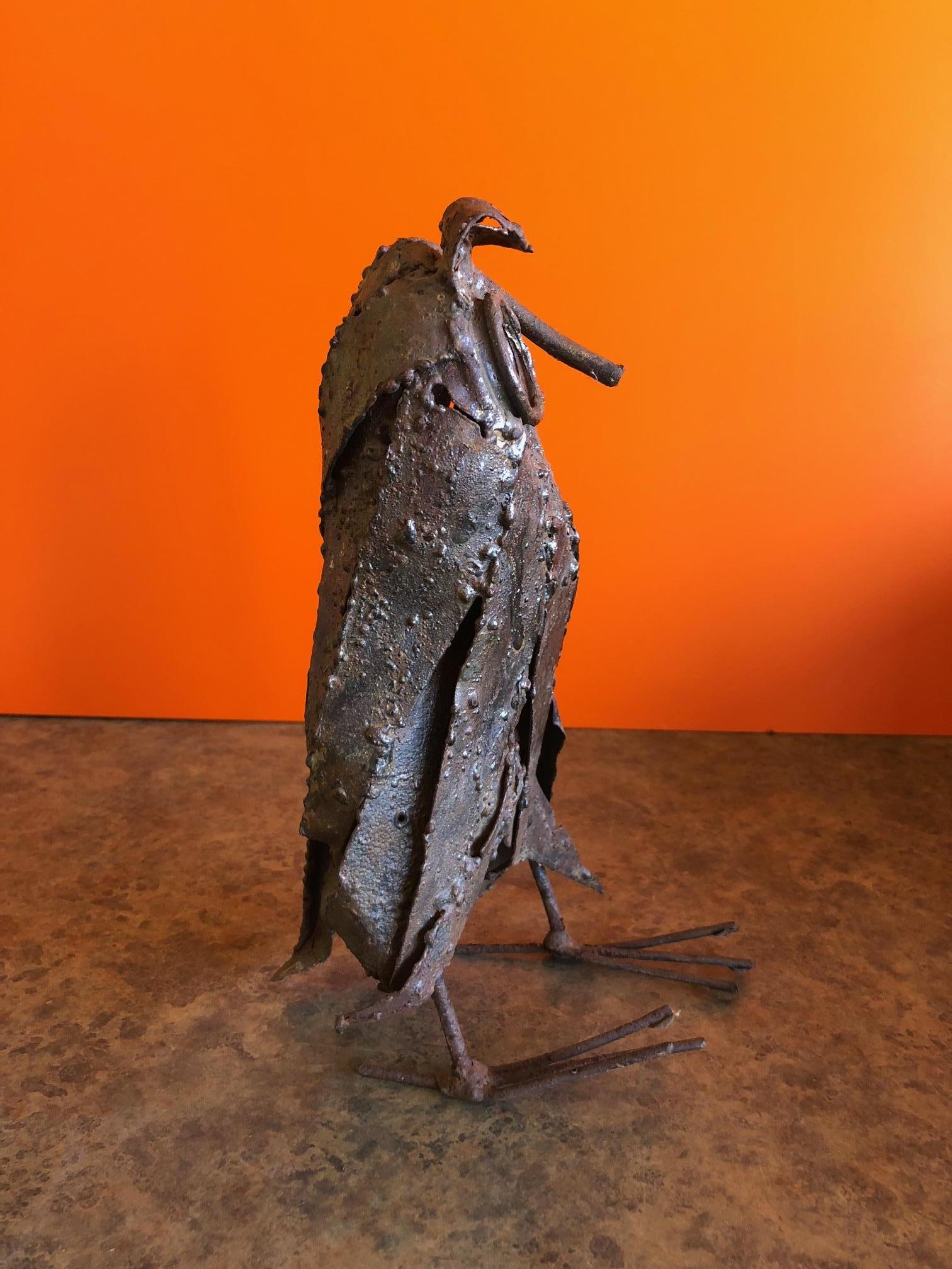 Midcentury Brutalist Owl Sculpture In Good Condition In San Diego, CA