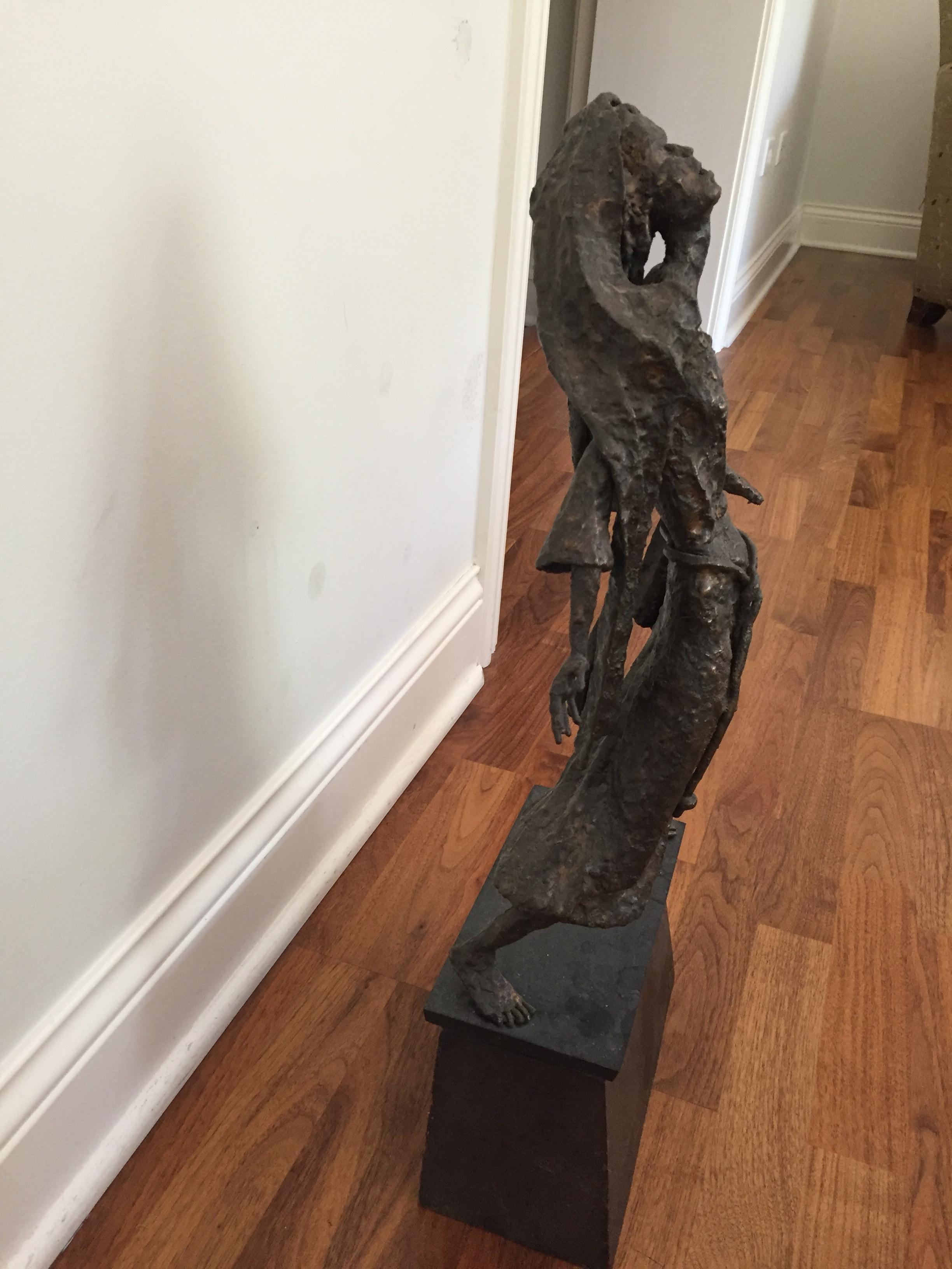 Mid-Century Brutalist Sculpture, Henry Gamson, Signed and Dated '67 For Sale 3
