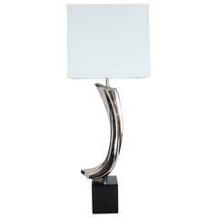 Midcentury Brutalist Table Lamp by Weiss & Barr for Laurel Lamp Co.