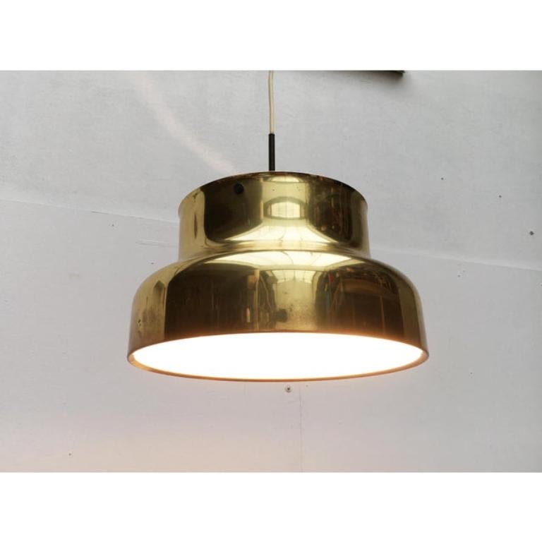 Svedese Lampada da soffitto in ottone Bumling del MidCentury di Anders Pehrson per Ateljé Lyktan, anni '60 in vendita