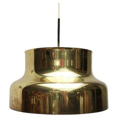 MidCentury Bumling Brass Ceiling Lamp by Anders Pehrson for Ateljé Lyktan, 1960s