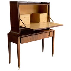 Midcentury Bureau Secretaire Desk Pier Luigi Colli Giovanni Gariboldi Maple