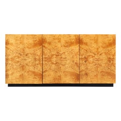 Credenza de mediados de siglo en madera burl de Arthur Umanoff para Dillingham