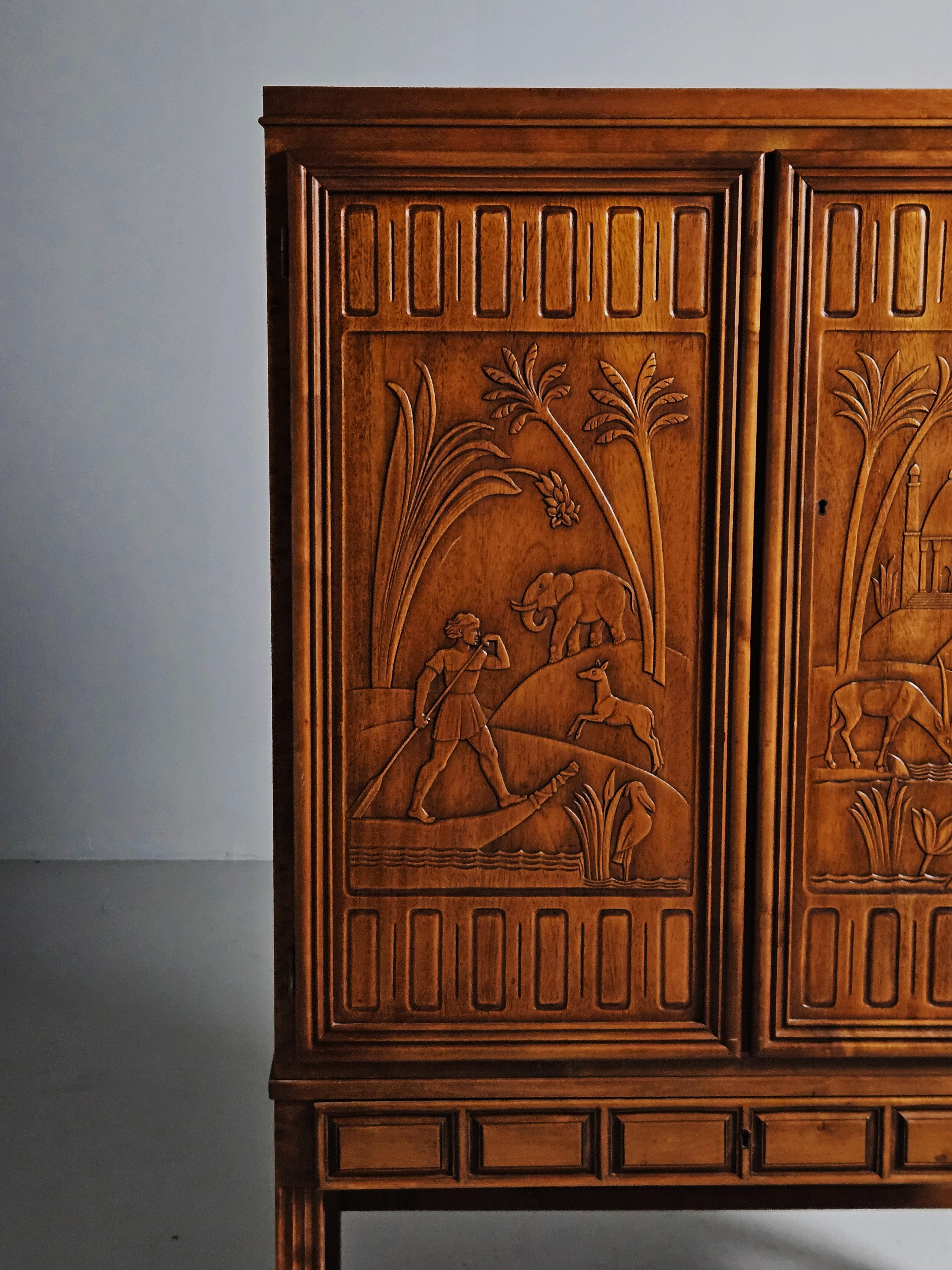 20th Century Midcentury cabinet by Eugen Höglund, Vetlanda, Sweden, 1950s