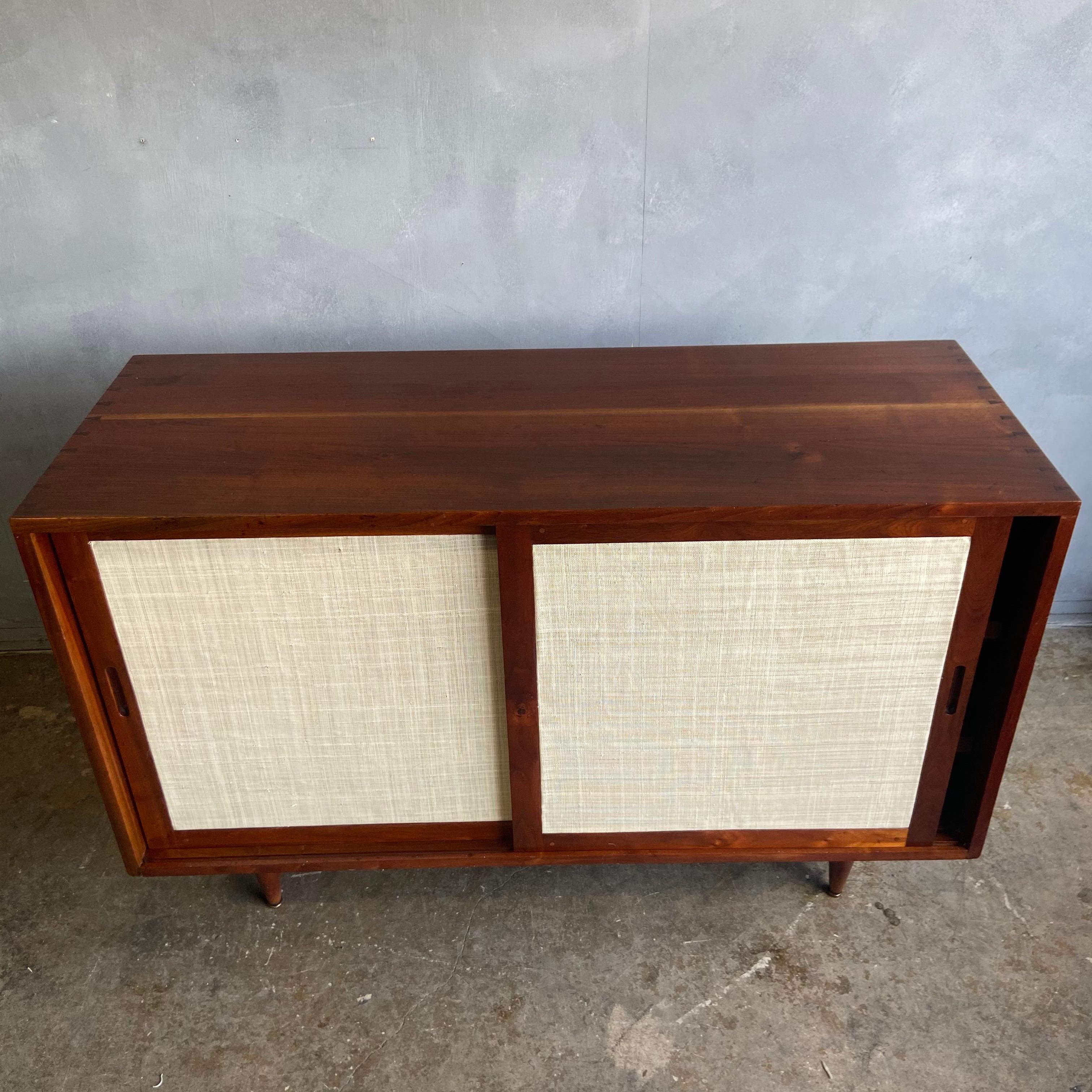 Walnut Midcentury Cabinet by Phillip Lloyd Powell