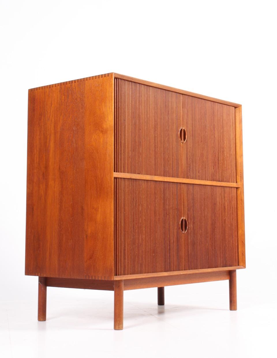 Danish Midcentury Cabinet in Solid Teak Designed by Hvidt & Mølgaard, 1950s