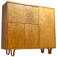 Midcentury Cabinet in Yellow Birch by Cees Braakman for Pastoe, CB01, 1951
