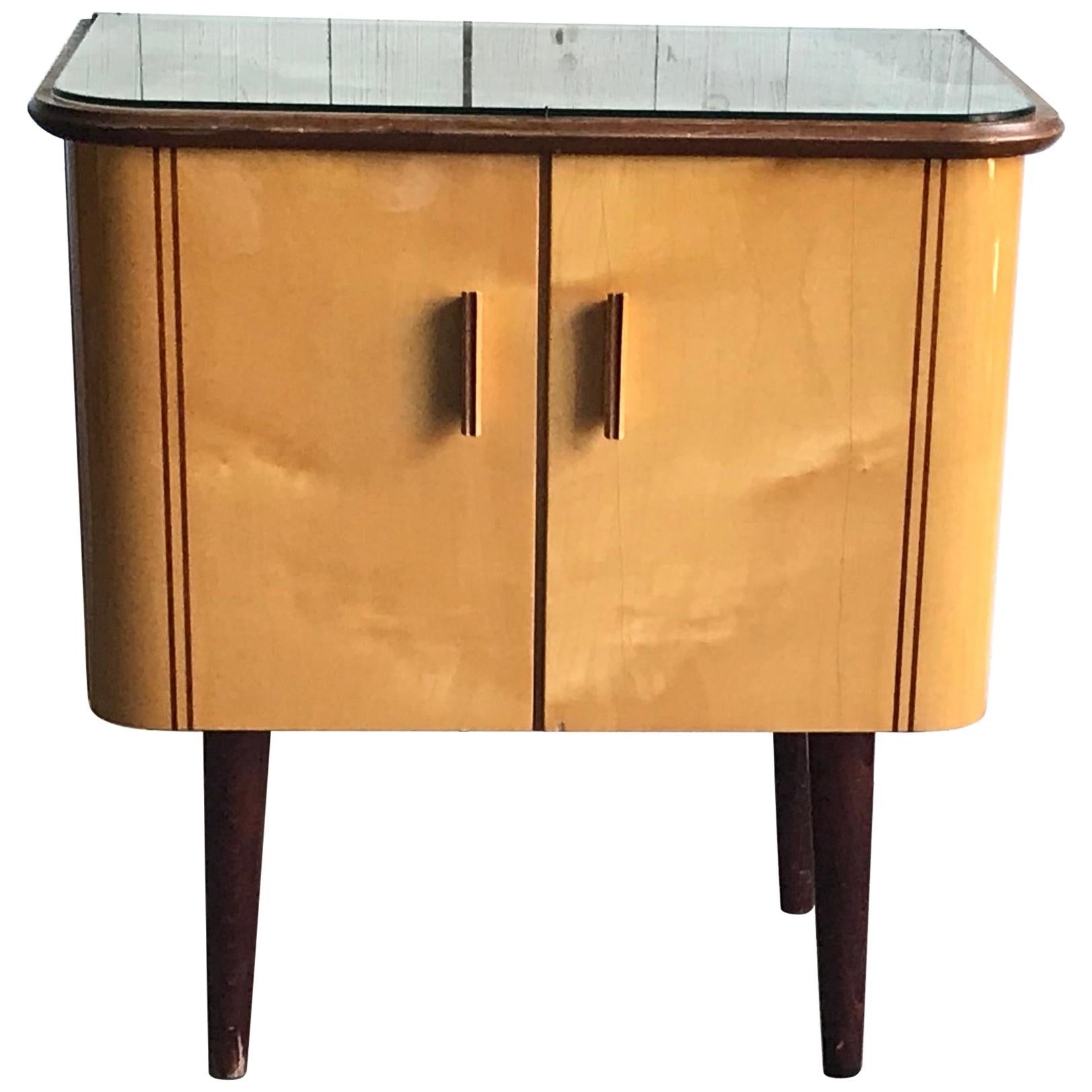 Midcentury Cabinet or  Nightstand ca1960s For Sale
