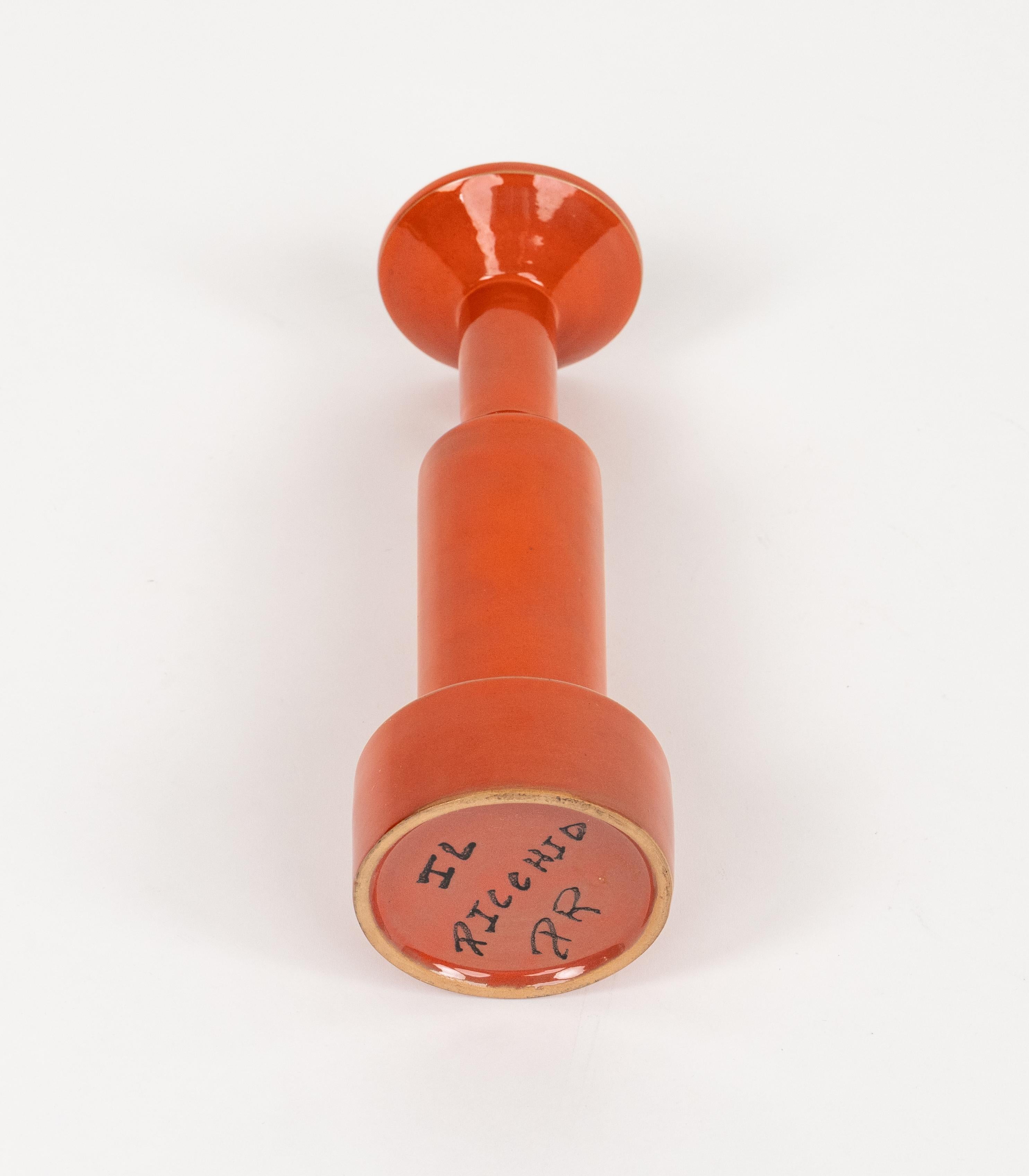 Porte-bougies en céramique d'Enzo Bioli pour Il Picchio, Italie, 1970 en vente 3
