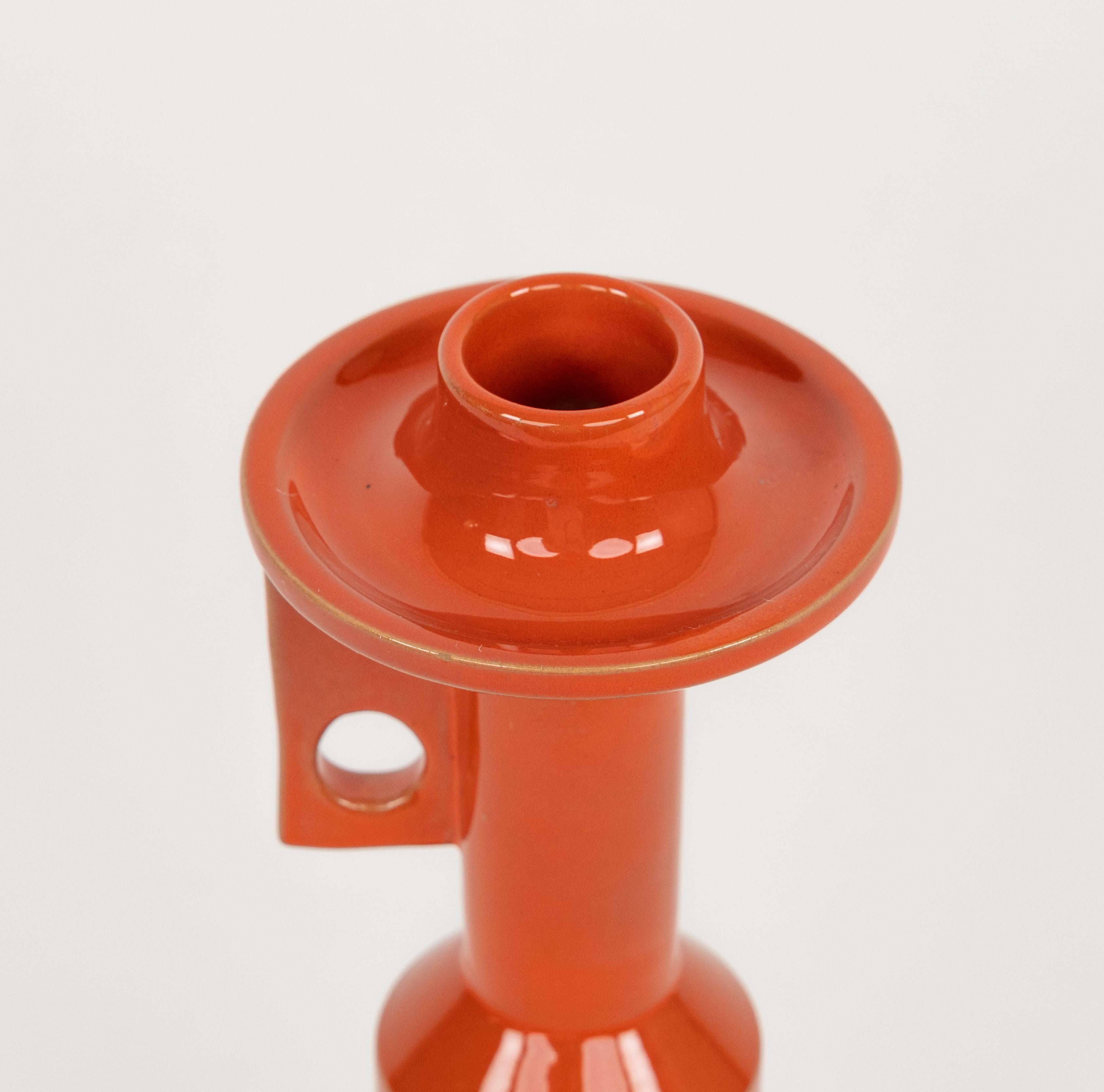 Porte-bougies en céramique d'Enzo Bioli pour Il Picchio, Italie, 1970 en vente 4