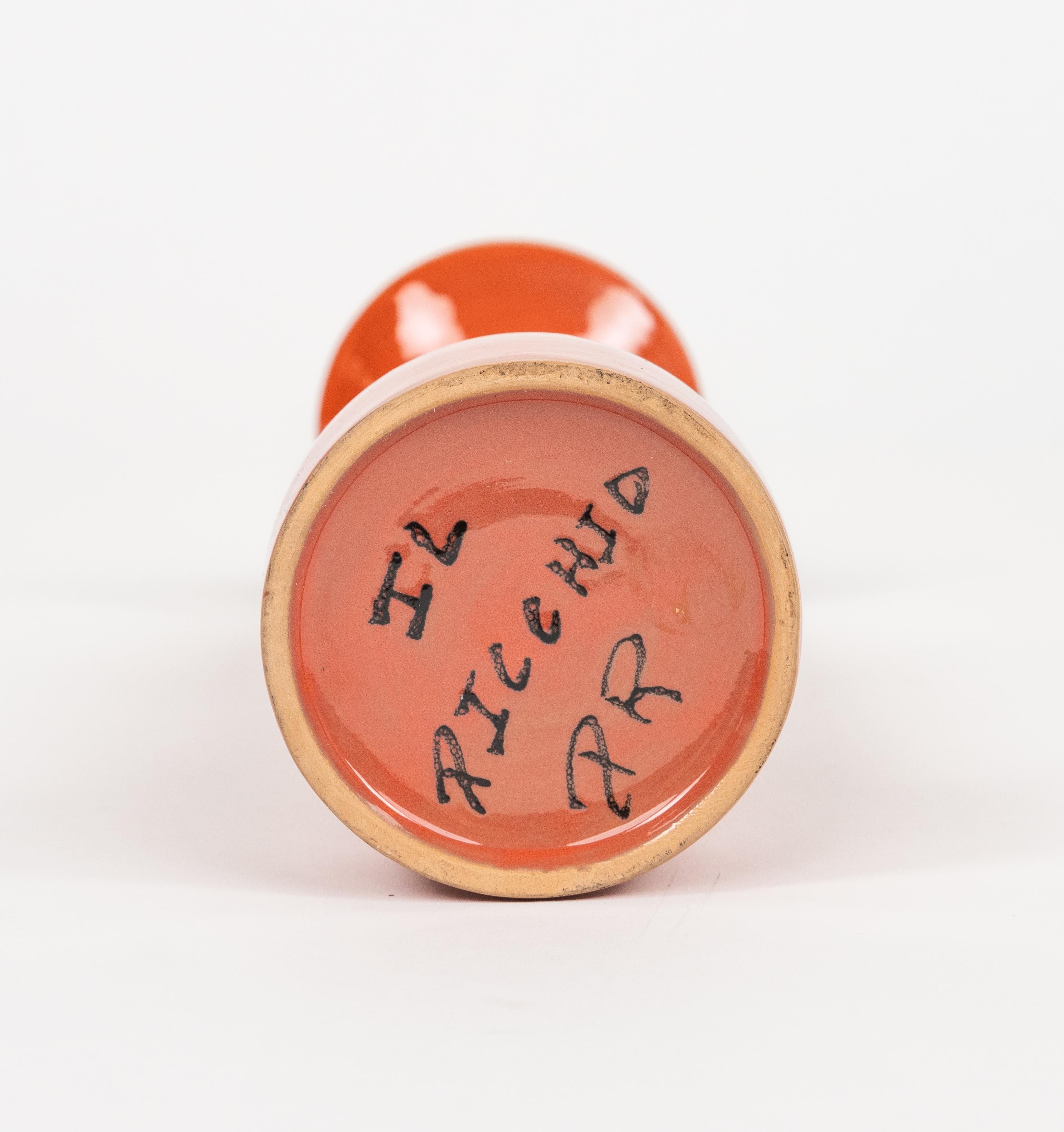 Porte-bougies en céramique d'Enzo Bioli pour Il Picchio, Italie, 1970 en vente 5