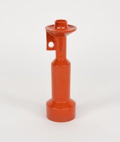 Midcentury Candle Holder in ceramic by Enzo Bioli for Il Picchio, Italy 1970