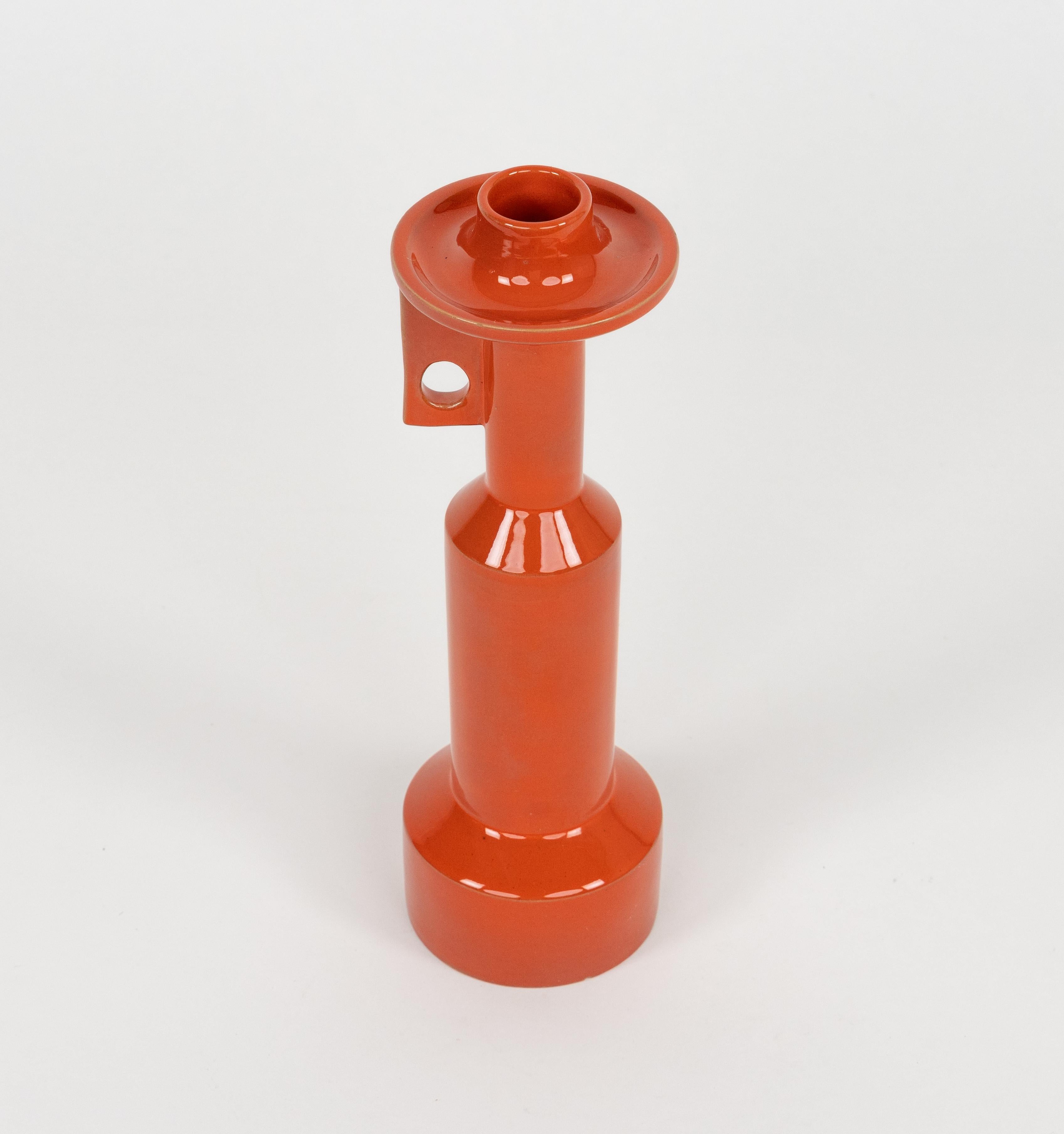 Mid-Century Modern Porte-bougies en céramique d'Enzo Bioli pour Il Picchio, Italie, 1970 en vente