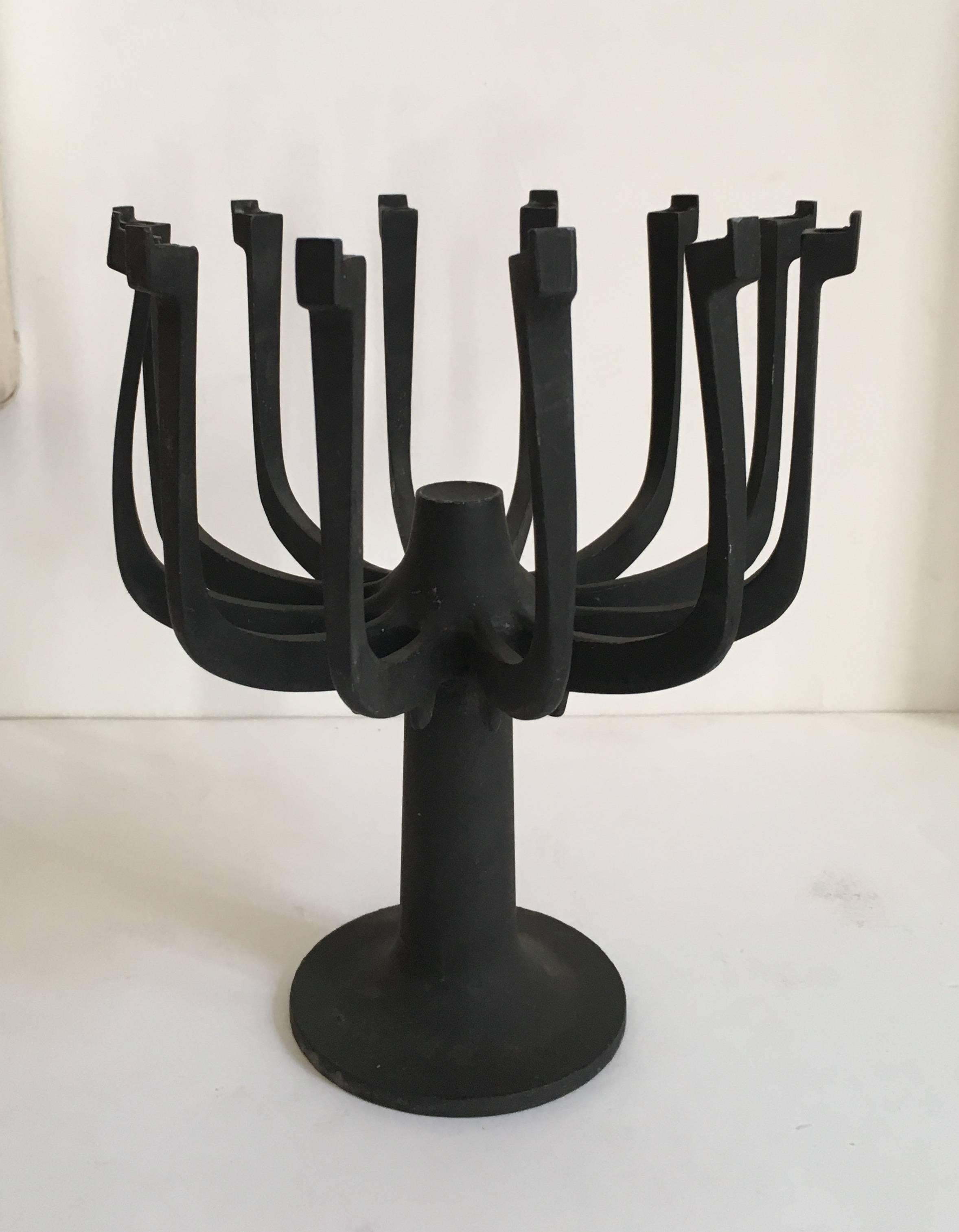 Mid-Century Modern Midcentury Candle Holders Set  Design by Gunnar Cyren for Dansk For Sale