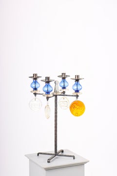 Candelabro de mediados de siglo de Erik Höglund, años 60