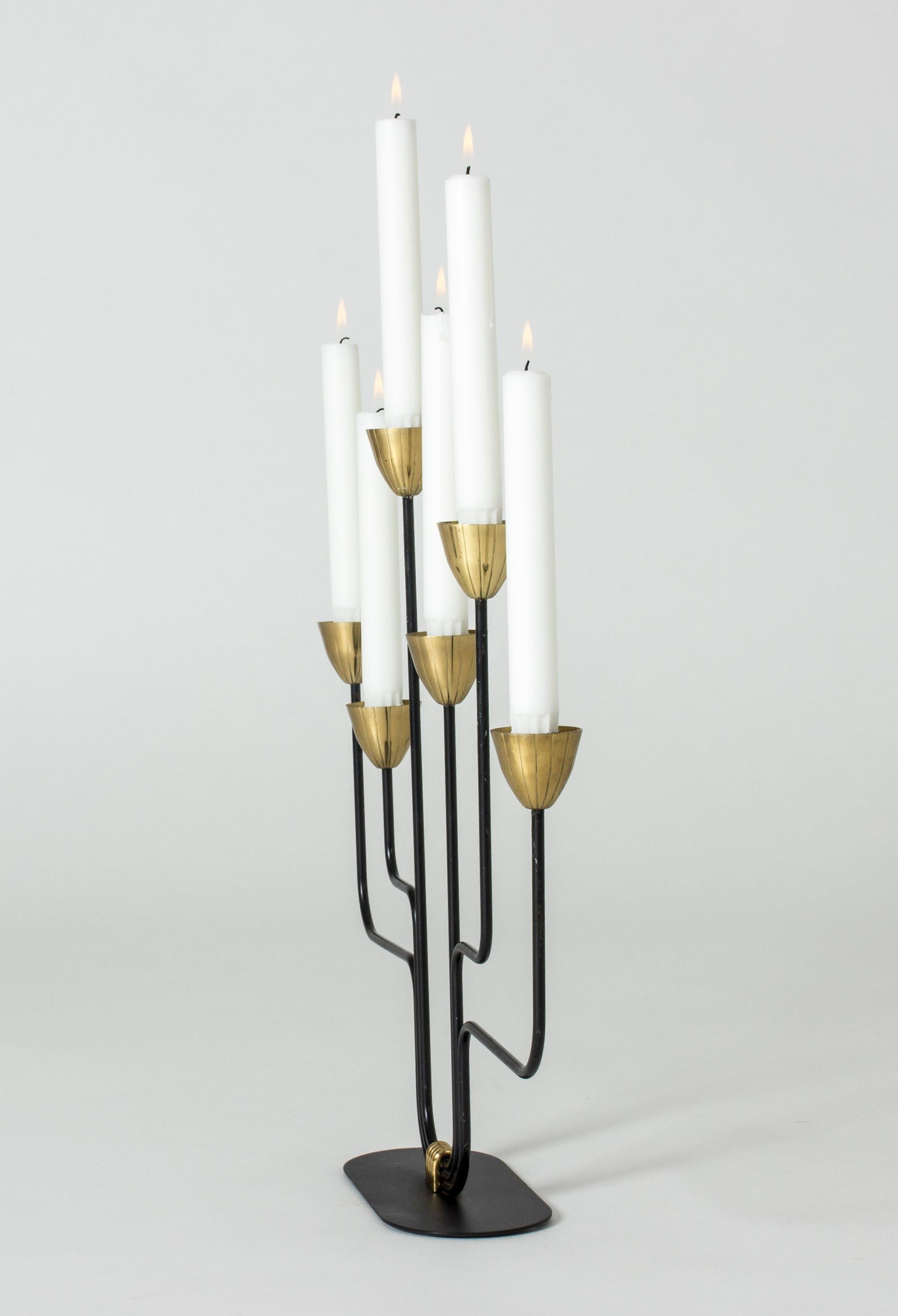 Scandinavian Modern Midcentury Candlestick by Gunnar Ander