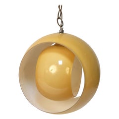 Midcentury Carlo Nason Yellow Murano Glass Italia Chandelier for Mazzega, 1960s