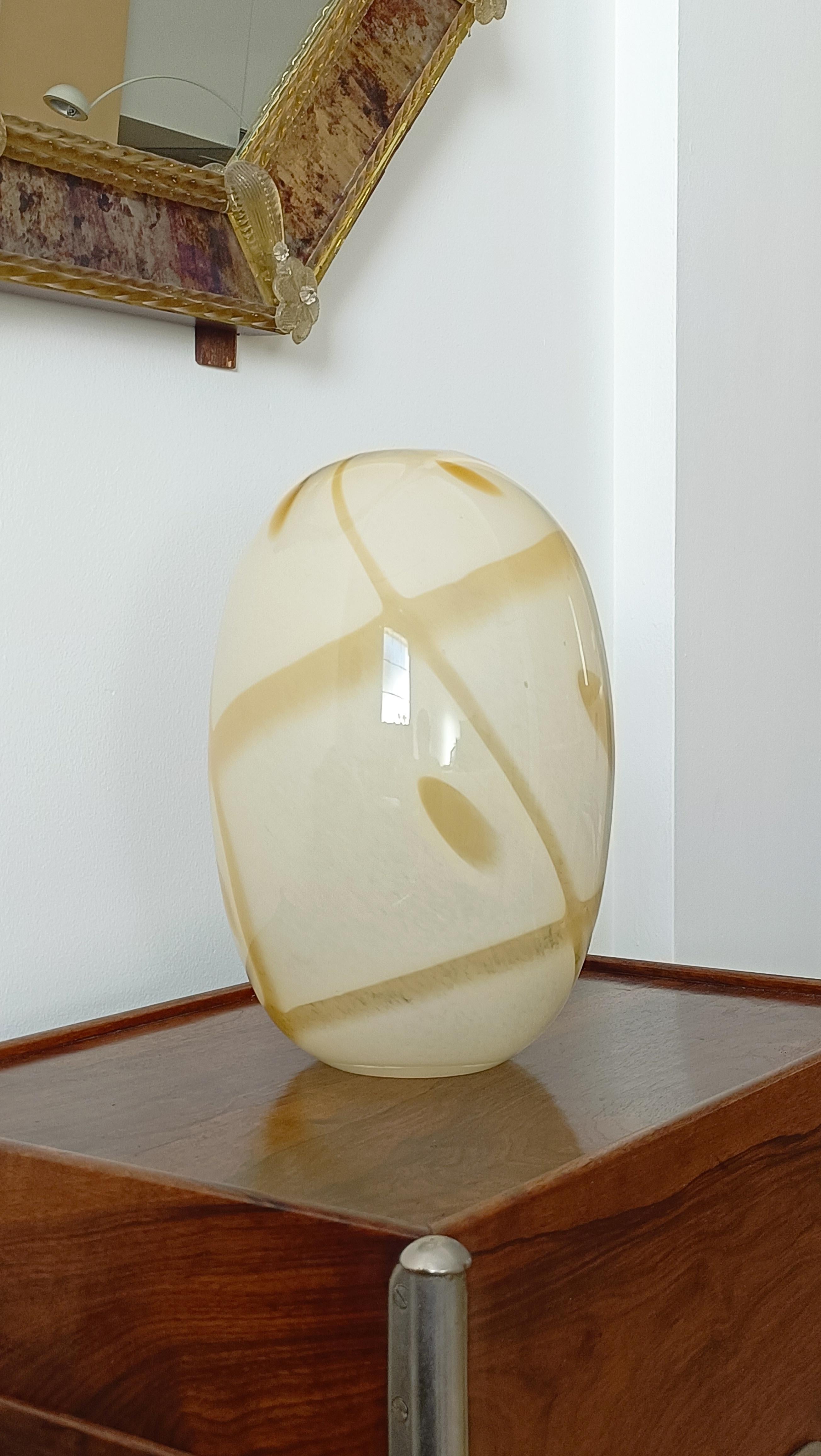 Midcentury Murano Glass Vase by Carlo Scarpa for Venini , Italy, 1960s For Sale 2