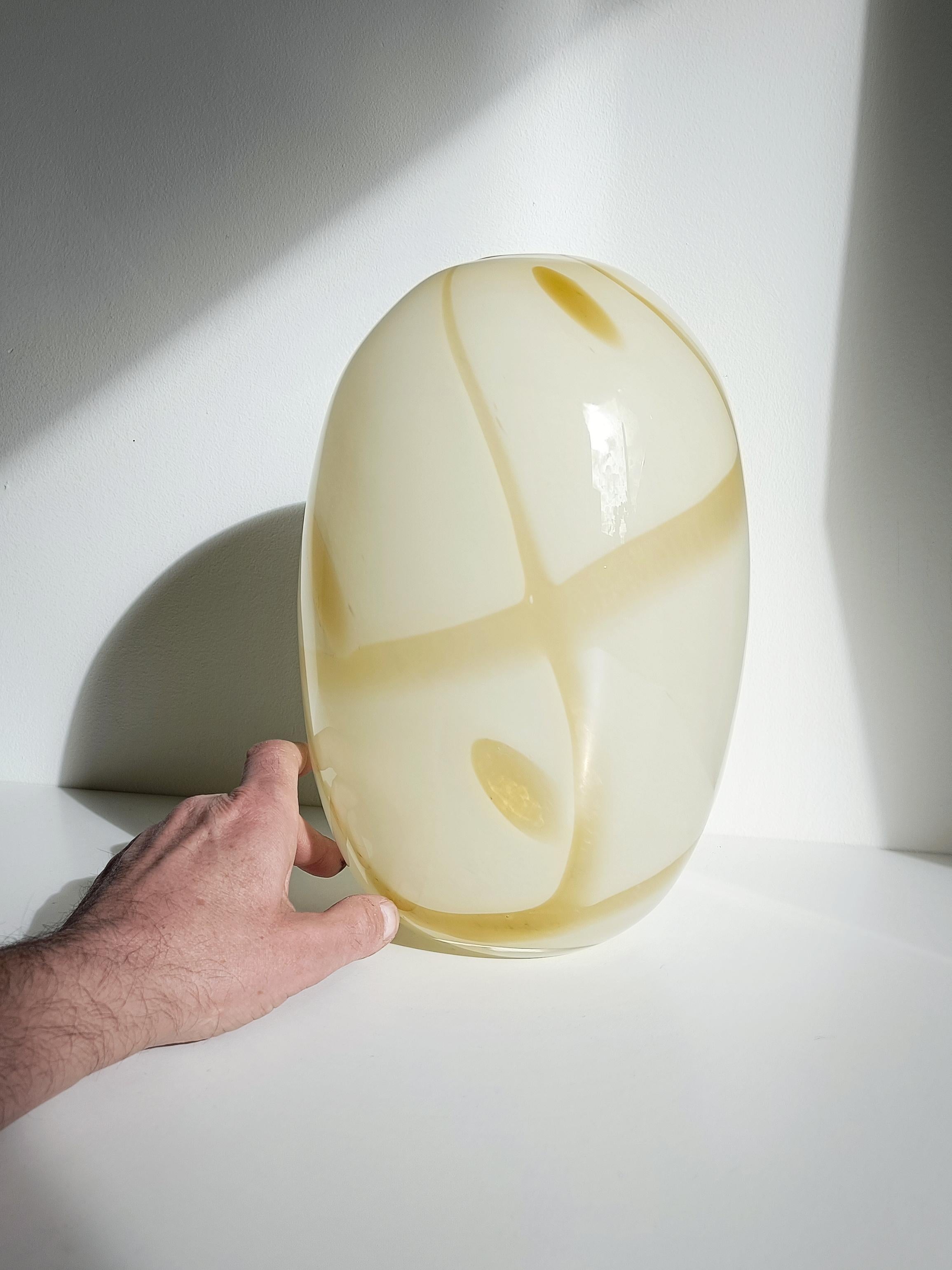 Midcentury Murano Glass Vase by Carlo Scarpa for Venini , Italy, 1960s For Sale 7