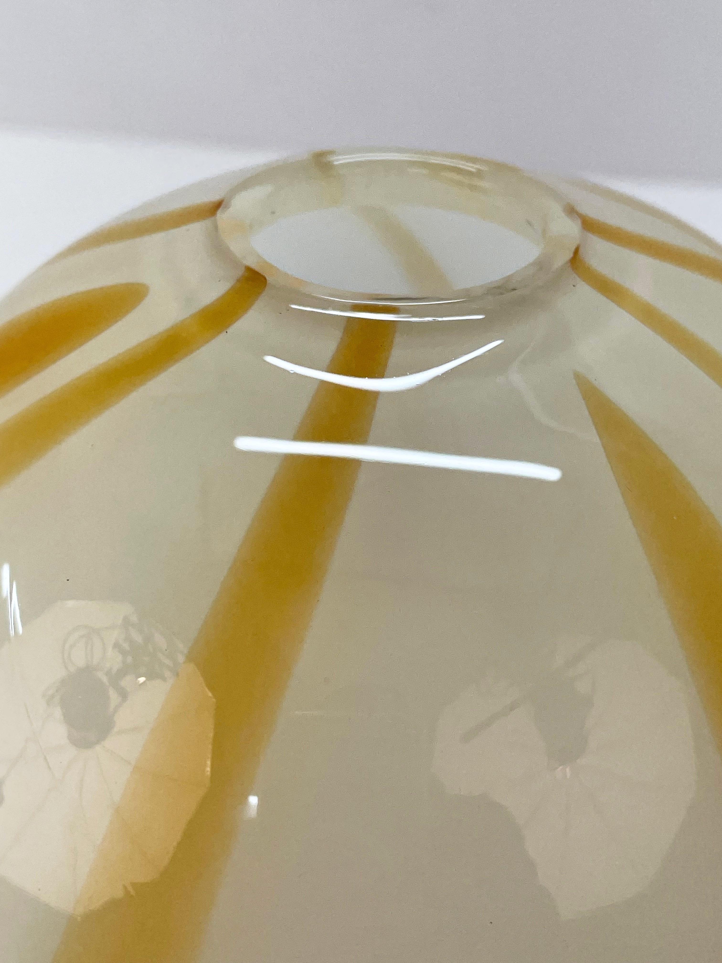 Midcentury Carlo Scarpa Light Beige Murano Glass Italian Vase for Venini, 1960s 13