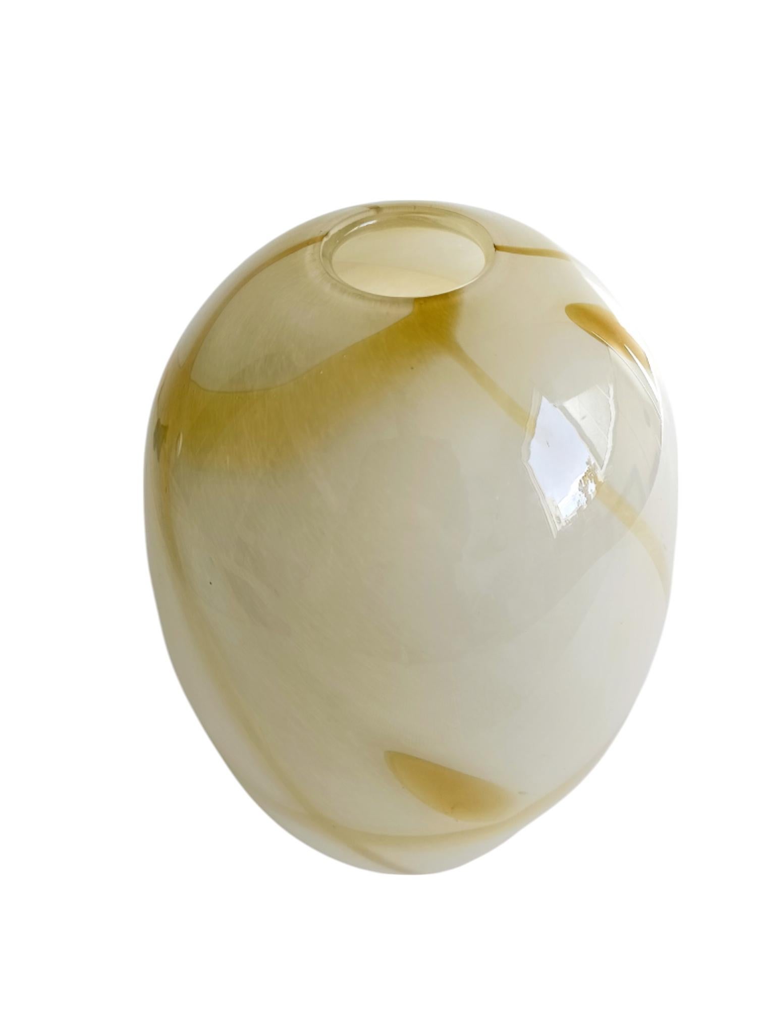 Mid-20th Century Midcentury Murano Glass Vase by Carlo Scarpa for Venini , Italy, 1960s For Sale