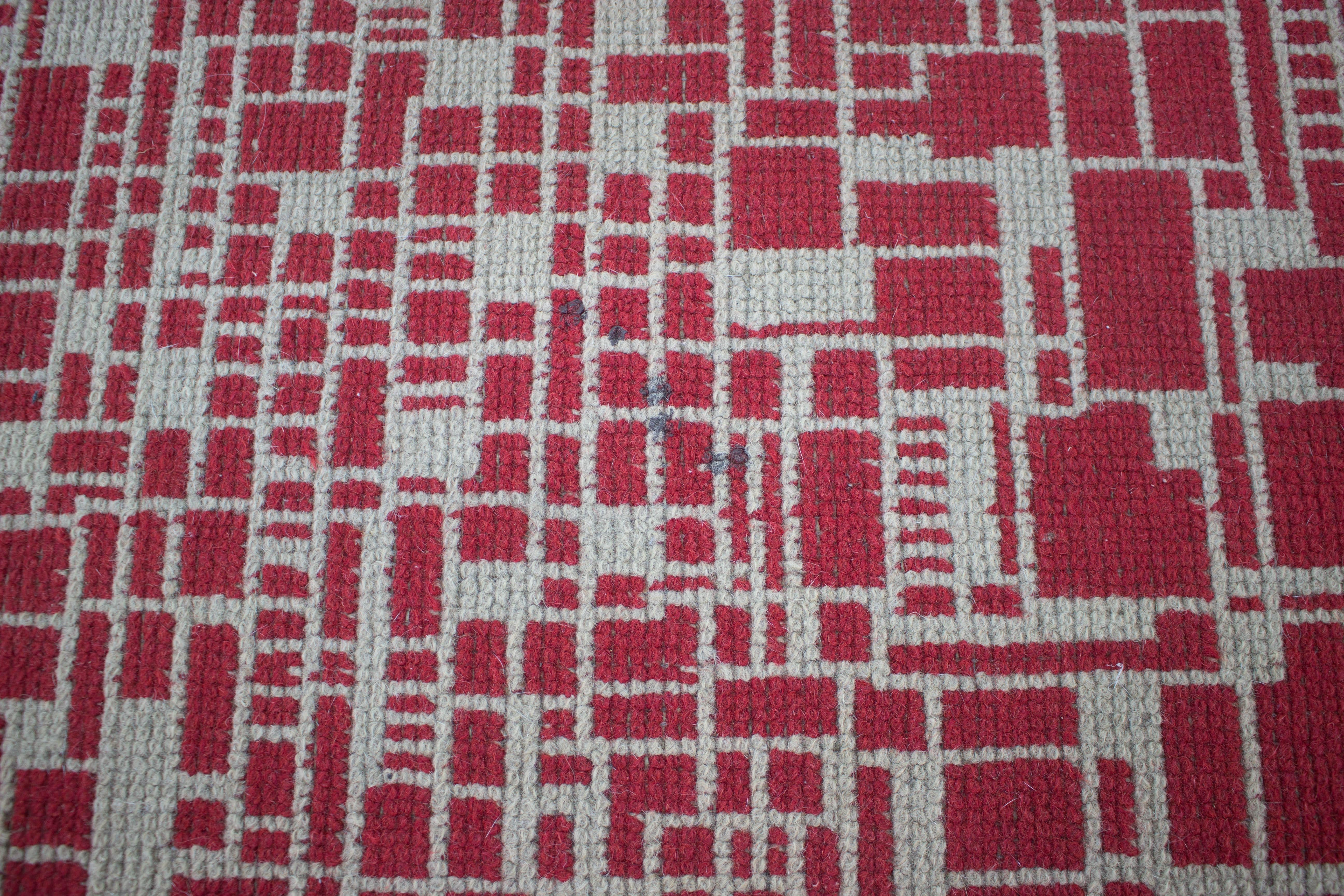 Mid-20th Century Midcentury Carpet or Rug, Czechoslovakia, 1940s