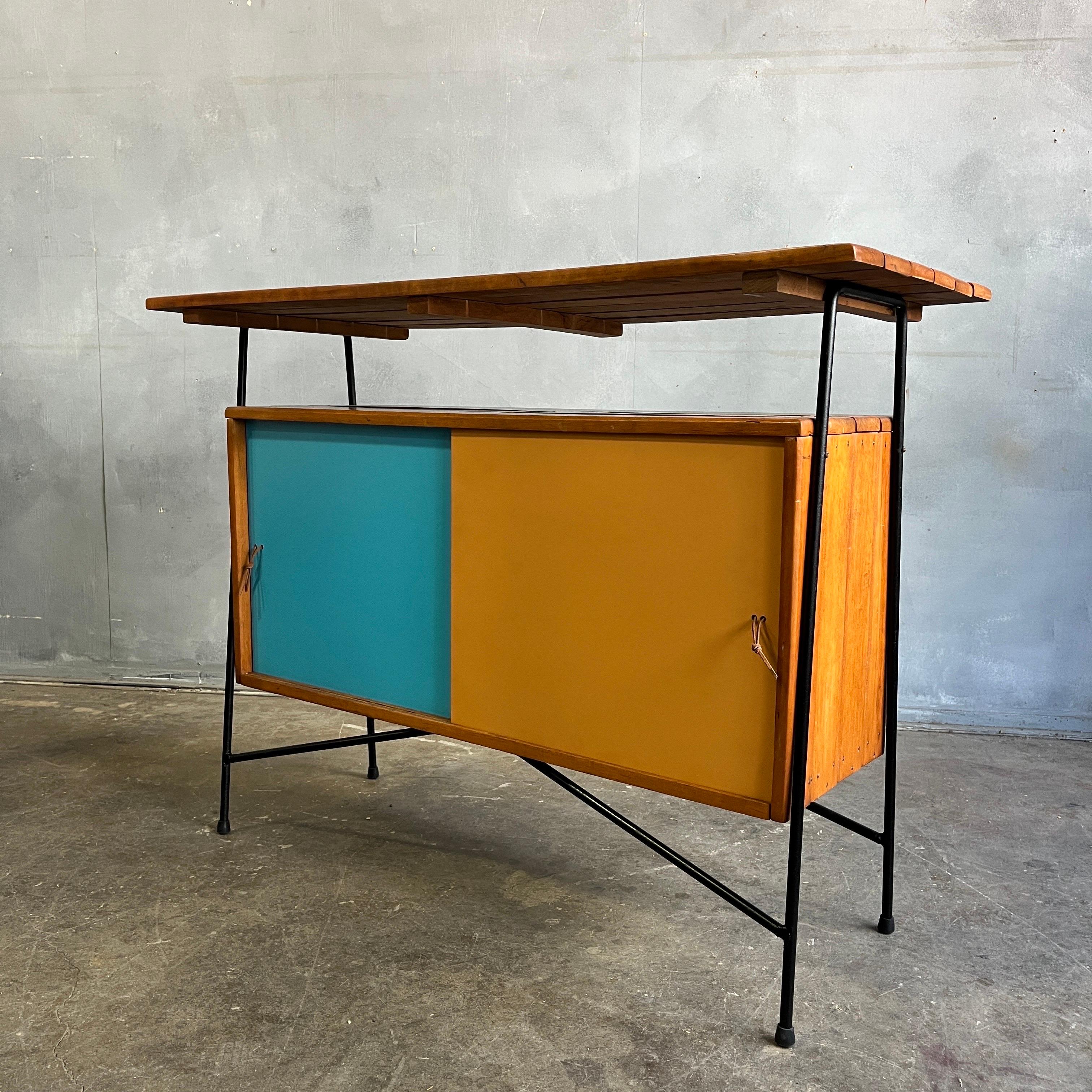 Midcentury Case Piece by Arthur Umanoff In Good Condition In BROOKLYN, NY