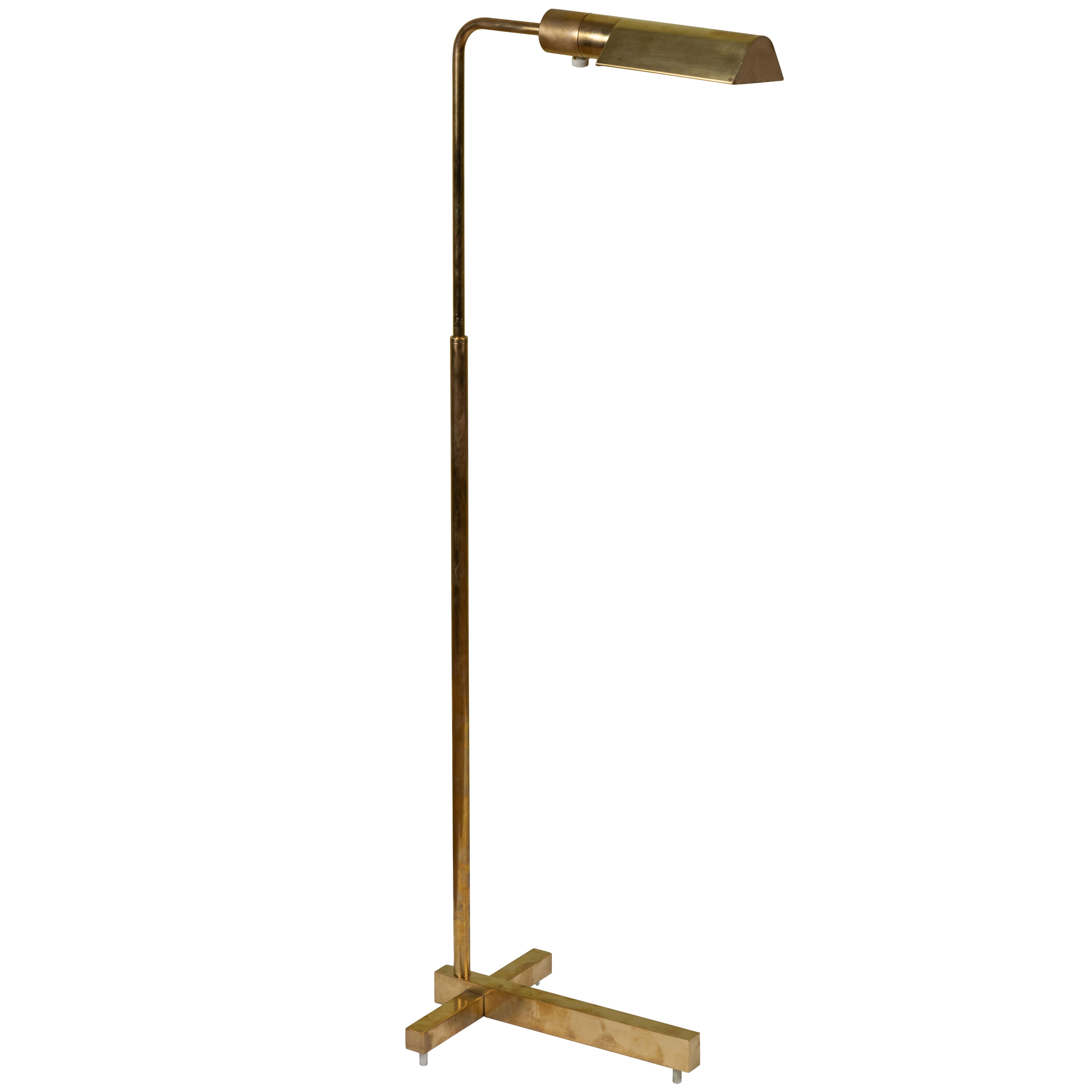 Midcentury Casella Brass Task Lamp