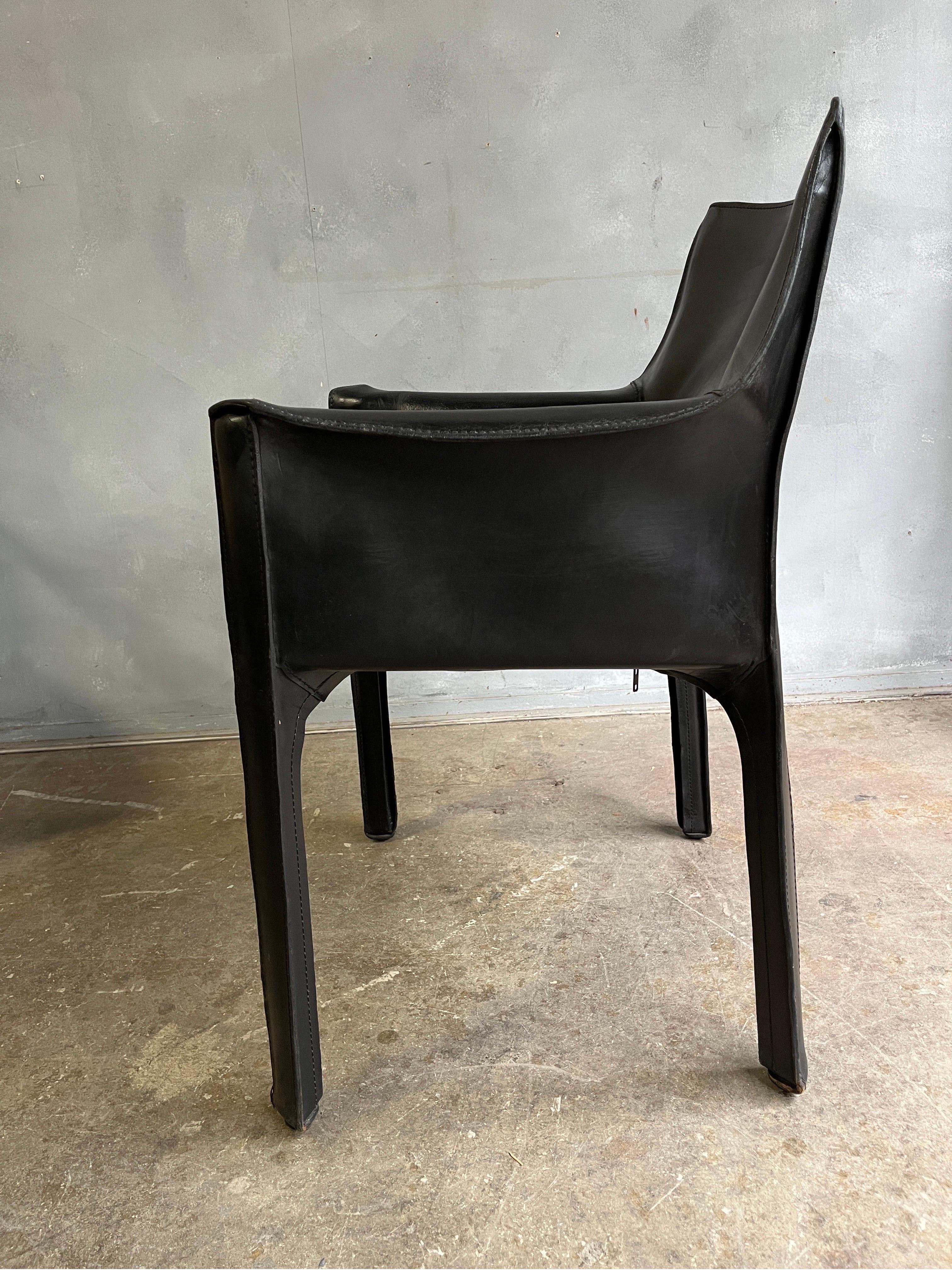 20th Century Midcentury Cassina Cab Chairs by Mario Bellini