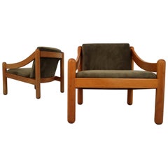 Midcentury Cassina Carimate Chairs by Vico Magistretti, Italy, 1970s