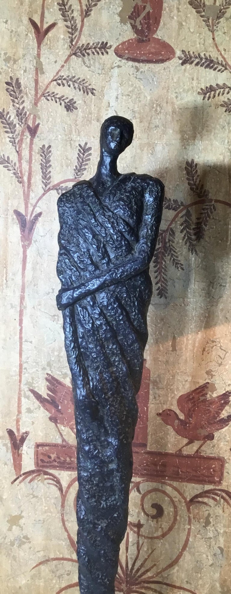 Midcentury Cast Iron Statue at 1stDibs