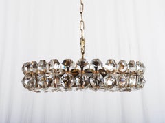 Midcentury Cat Crystal Chandelier