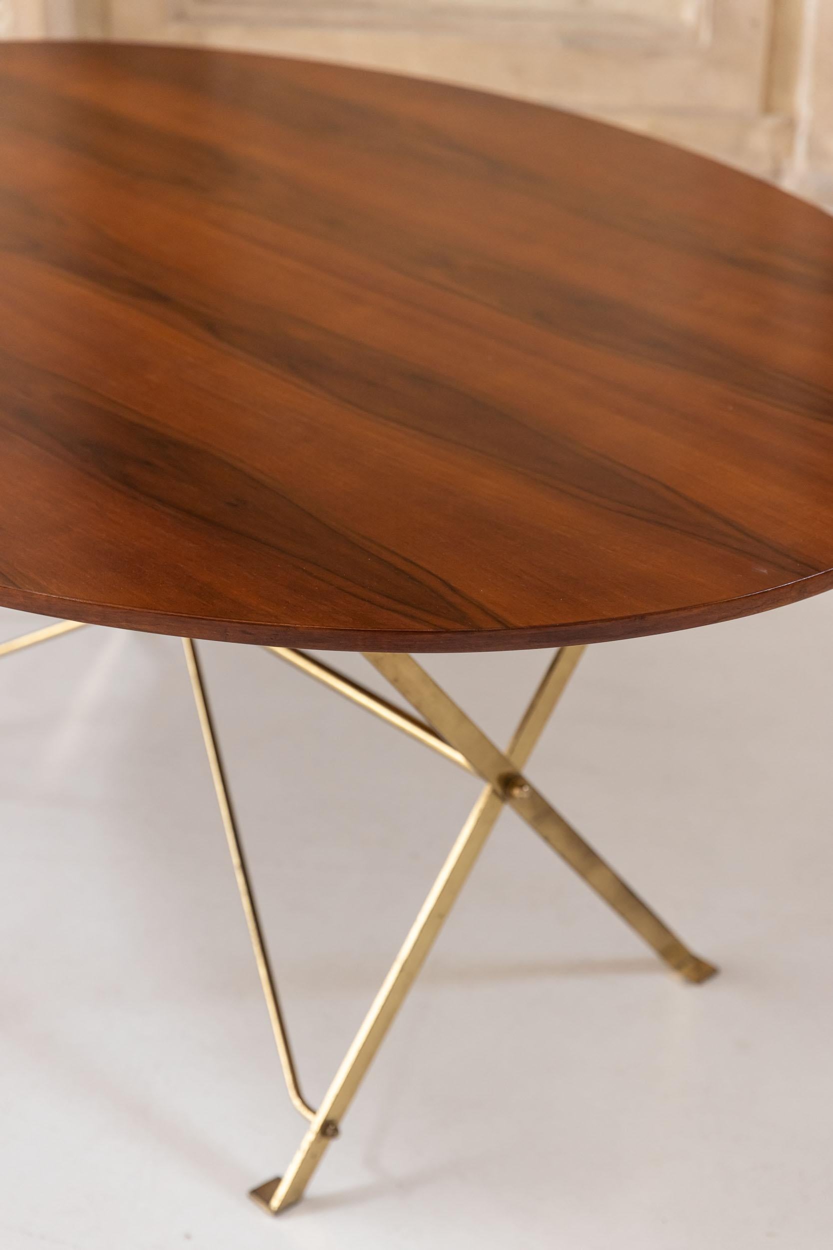 Midcentury Cavalletto table by Luigi Caccia Dominioni for Azucena For Sale 5