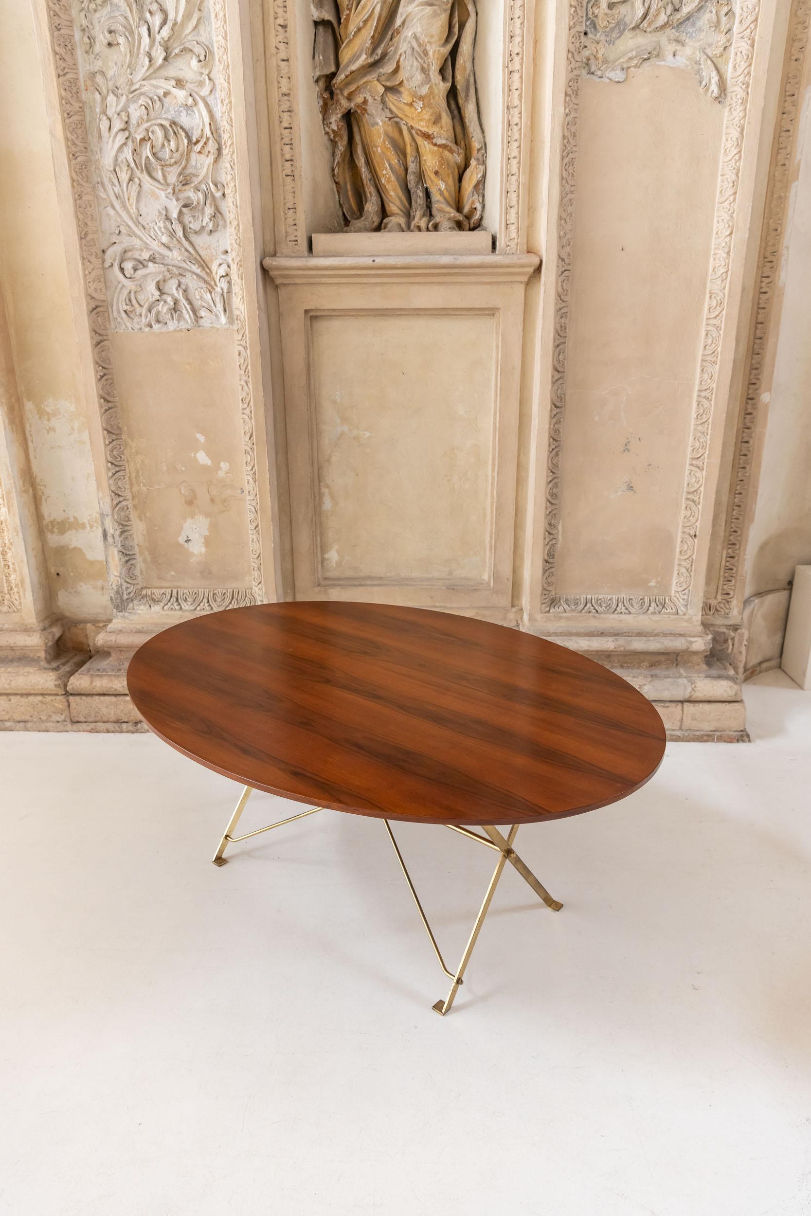 Midcentury Cavalletto table by Luigi Caccia Dominioni for Azucena  7