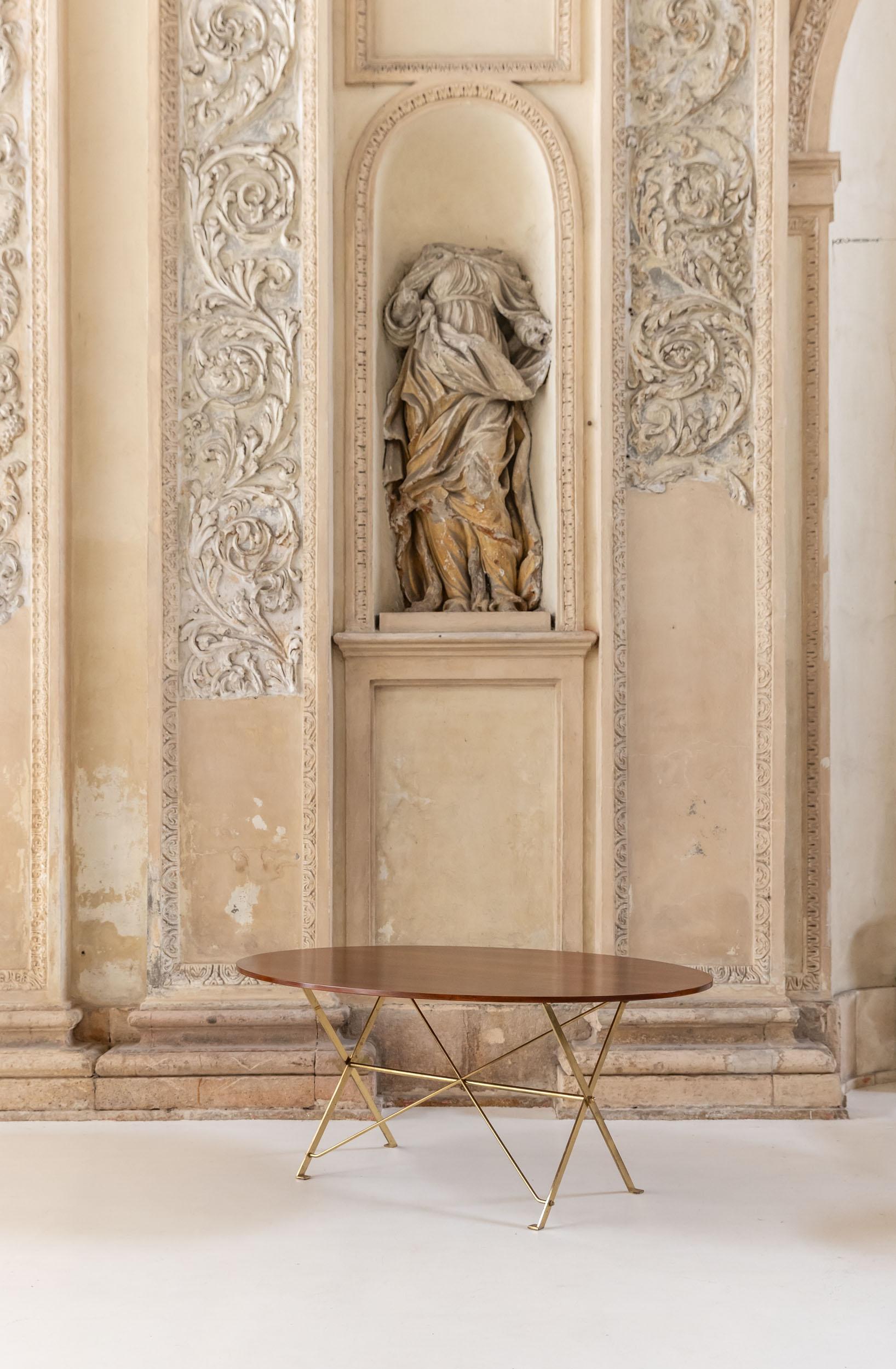 Mid-Century Modern Midcentury Cavalletto table by Luigi Caccia Dominioni for Azucena 