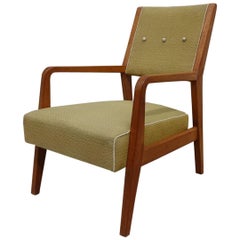 Vintage Midcentury Cedar Wood Armchair by José Espinho for Olaio, 1950s