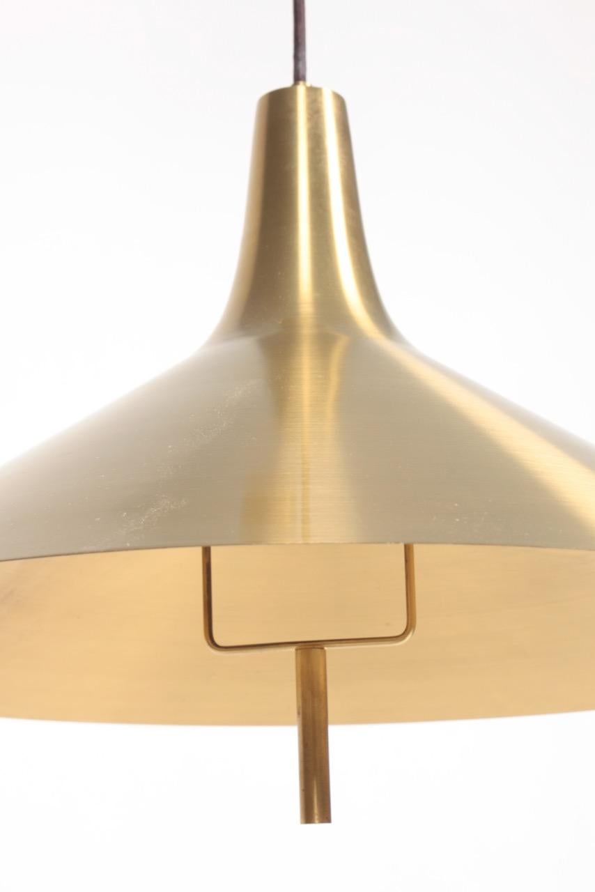 Midcentury Ceiling Lamp in Brass by T.H. Valentiner, 1960s 5