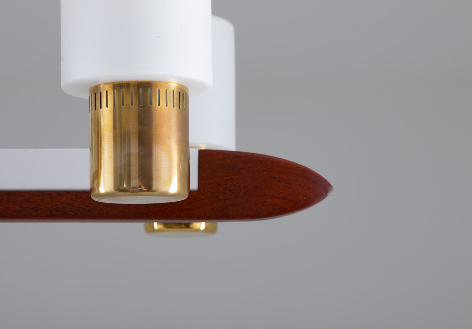 Brass Midcentury Ceiling Lamps by Jo Hammerborg for Fog & Mørup, Denmark For Sale