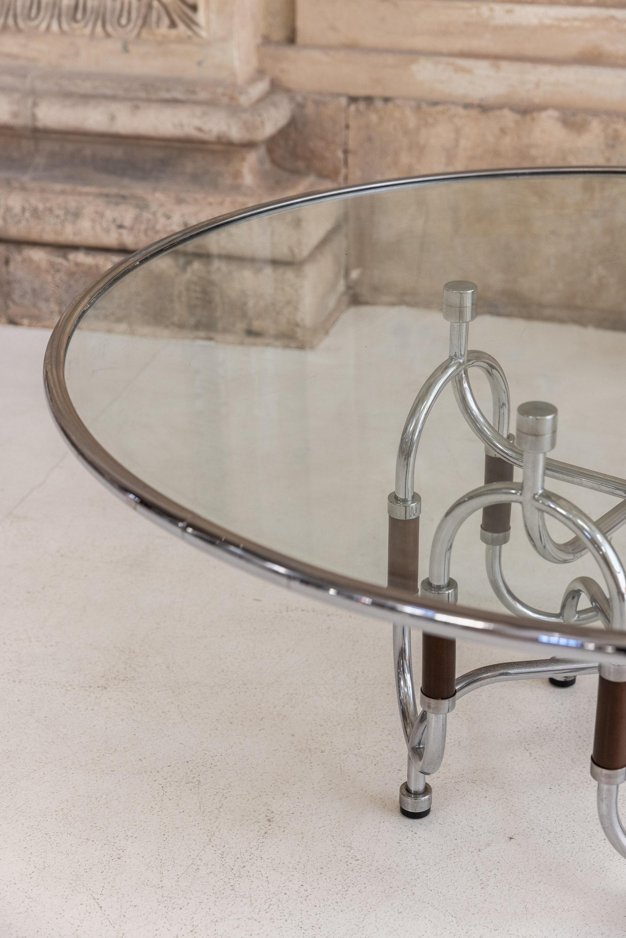 Midcentury center table mod. Trilogia by Gabetti & Isola, Italy 1970s For Sale 4
