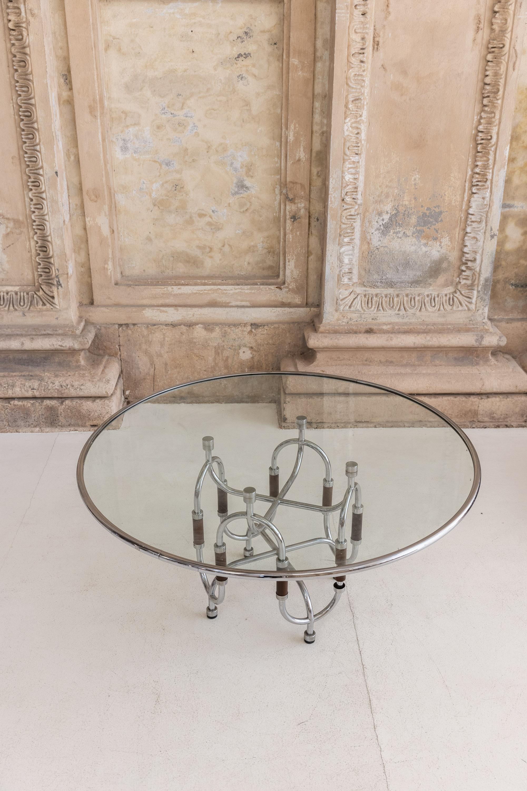 Italian Midcentury center table mod. Trilogia by Gabetti & Isola, Italy 1970s For Sale