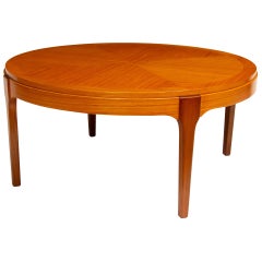 Midcentury Centre Table in Quarter Veneer Satin Birch