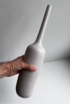 Tall Italian Raymor Bitossi Ceramic Bottle, c. 1950s
